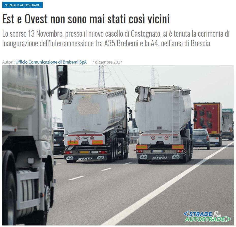 STRADE E AUTOSTRADE 07.12.17